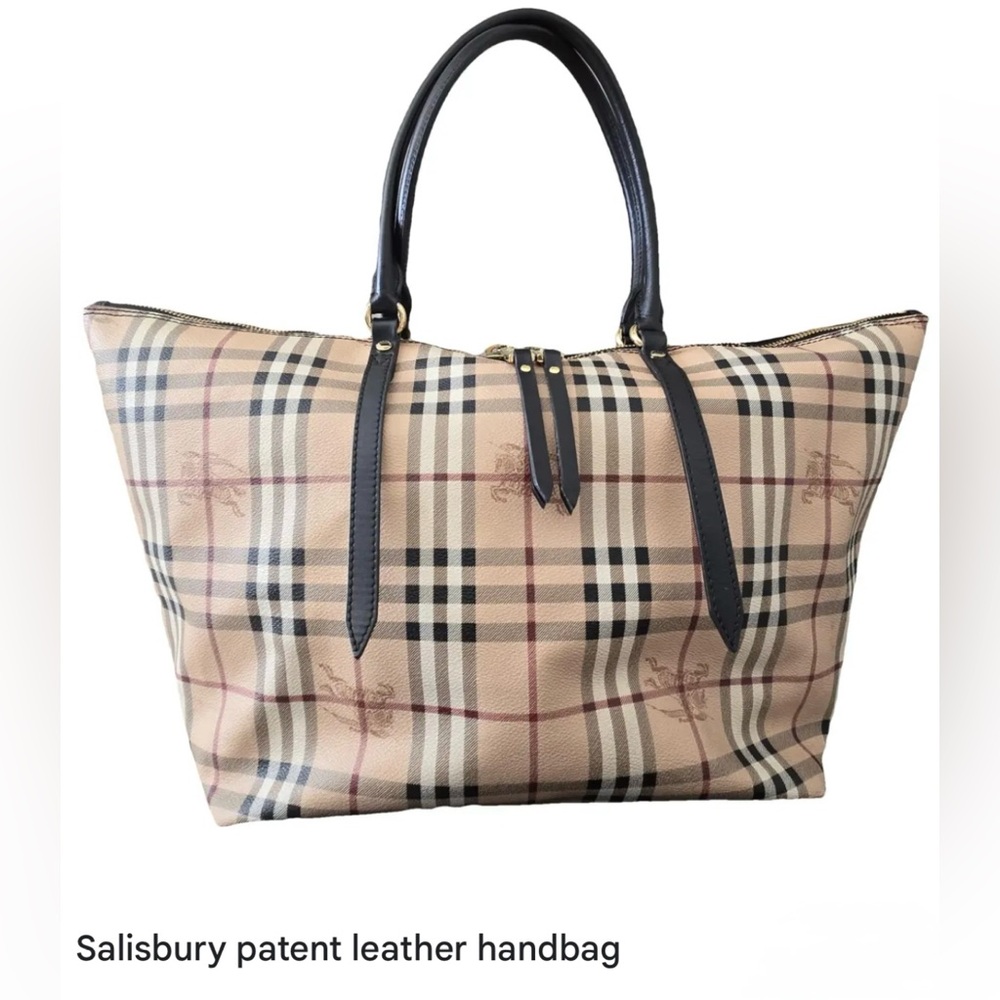 Burberry Salisbury patent leather handbag. Good condition